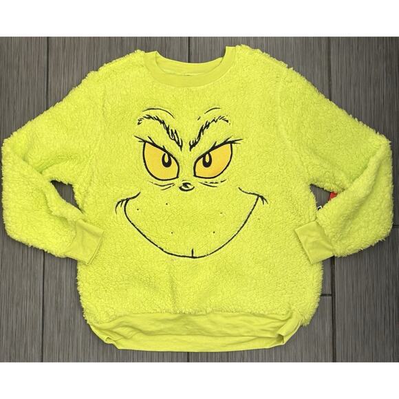 Grinch Women’s Green Sherpa Size Large Sleepwear NWT - Picture 1 of 5